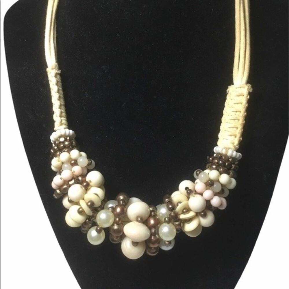 Chunky Pearl and Bead Necklace